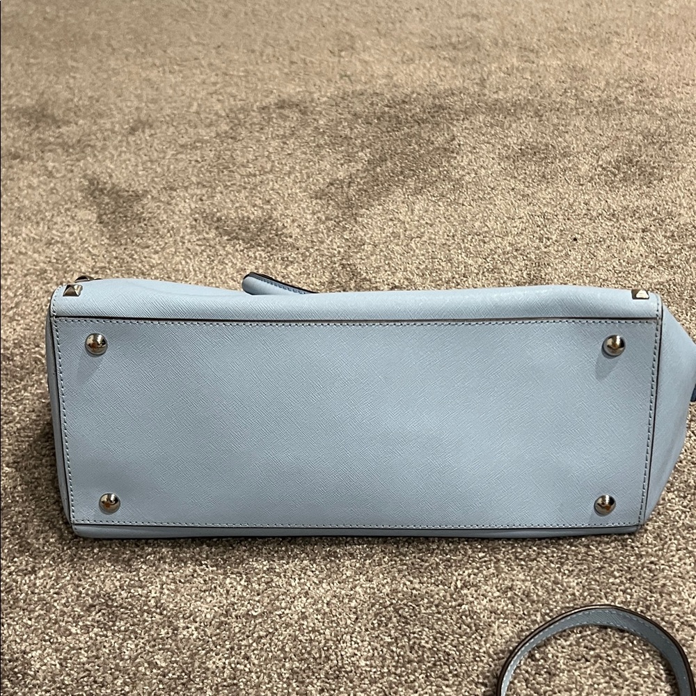 MICHAEL Michael Kors Light Blue Studded Shoulder Bag - Picture 12 of 12